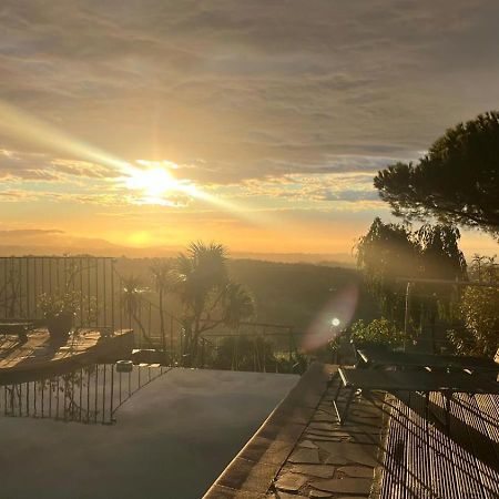 "Aux Balcons Du Riou" Avec Vue Mer 180 Degres Vence Exteriér fotografie